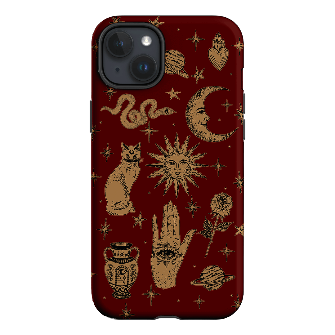 Astro Flash Red Printed Phone Cases iPhone 15 Plus / Armoured by Veronica Tucker - The Dairy