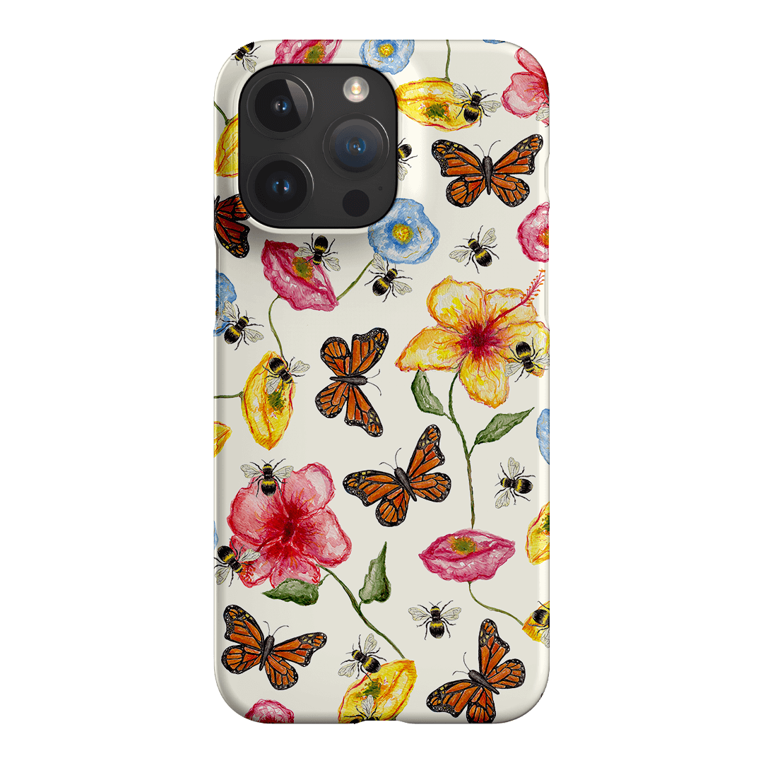 Butterflies & Bees Printed Phone Cases iPhone 15 Pro Max / Snap by BG. Studio - The Dairy