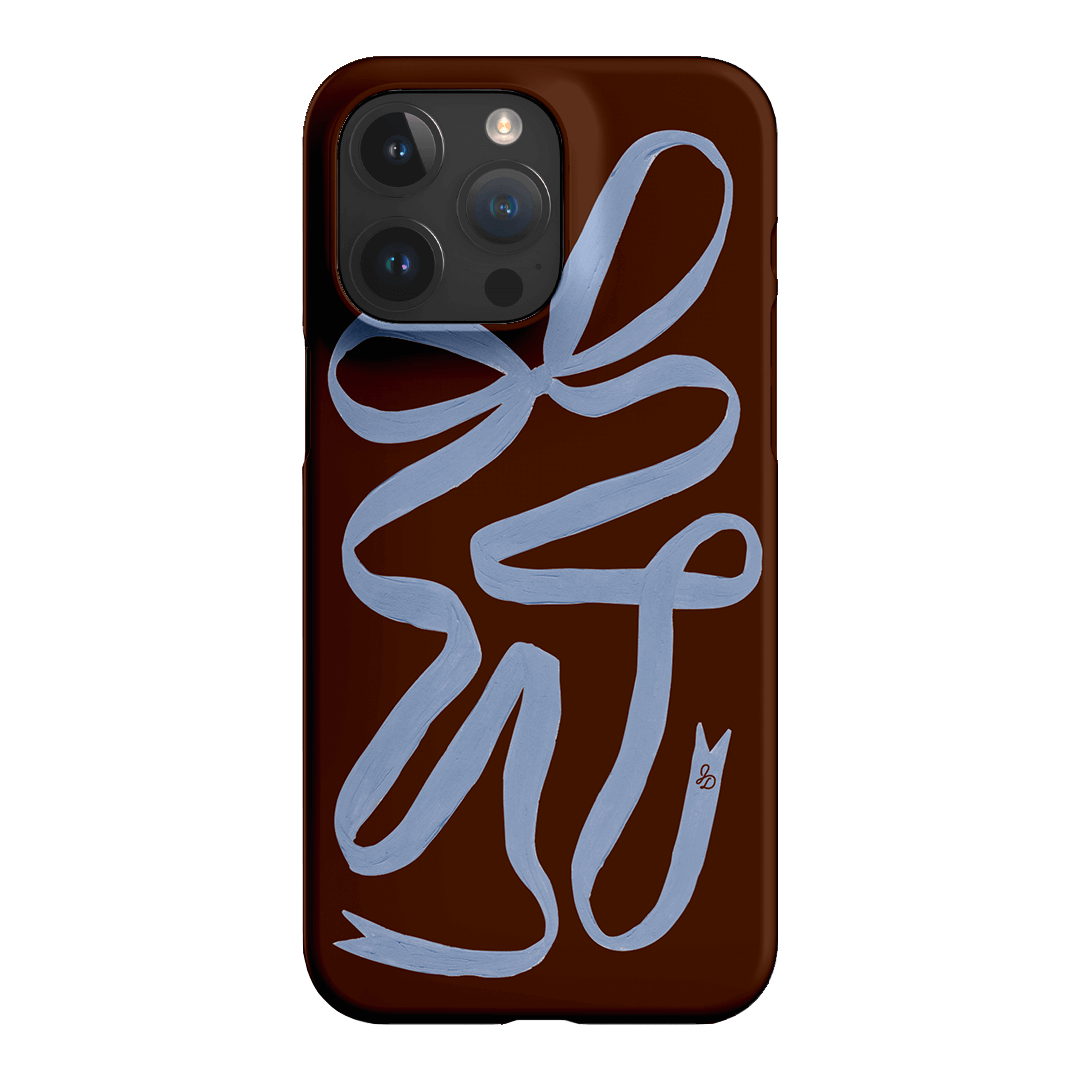 Mocha Ribbon Printed Phone Cases iPhone 15 Pro Max / Snap by Jasmine Dowling - The Dairy