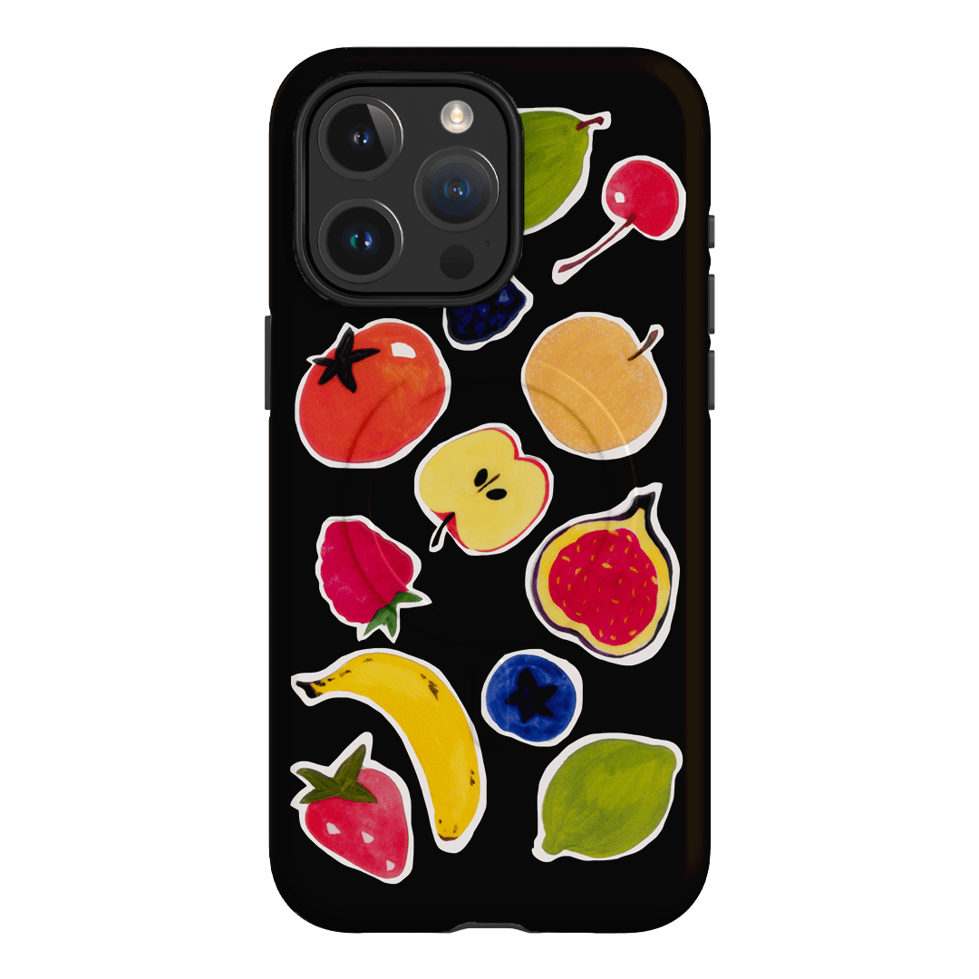 Fruit Stickers Printed Phone Cases iPhone 15 Pro Max / Armoured MagSafe by Studio Bon - The Dairy