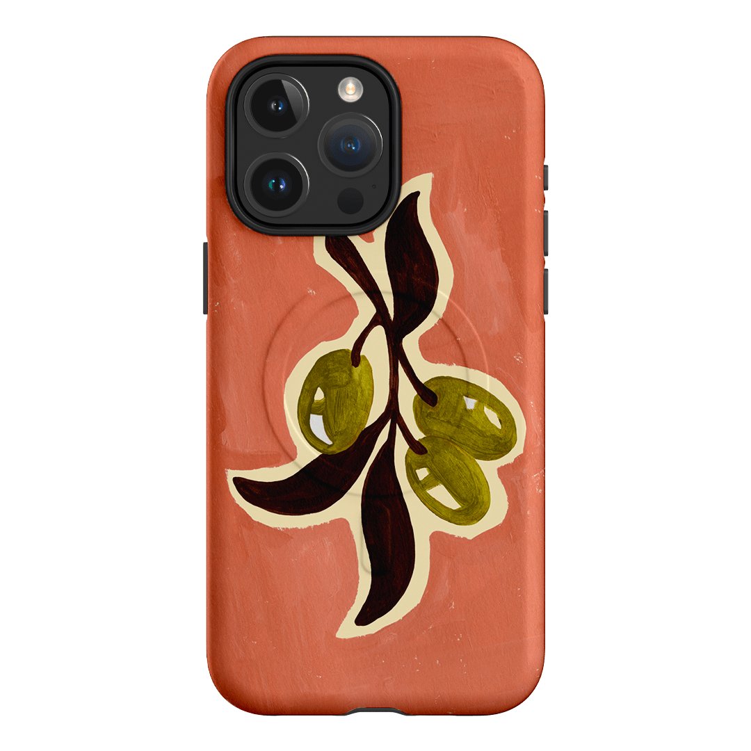 Olives Printed Phone Cases iPhone 15 Pro Max / Armoured MagSafe by Studio Bon - The Dairy