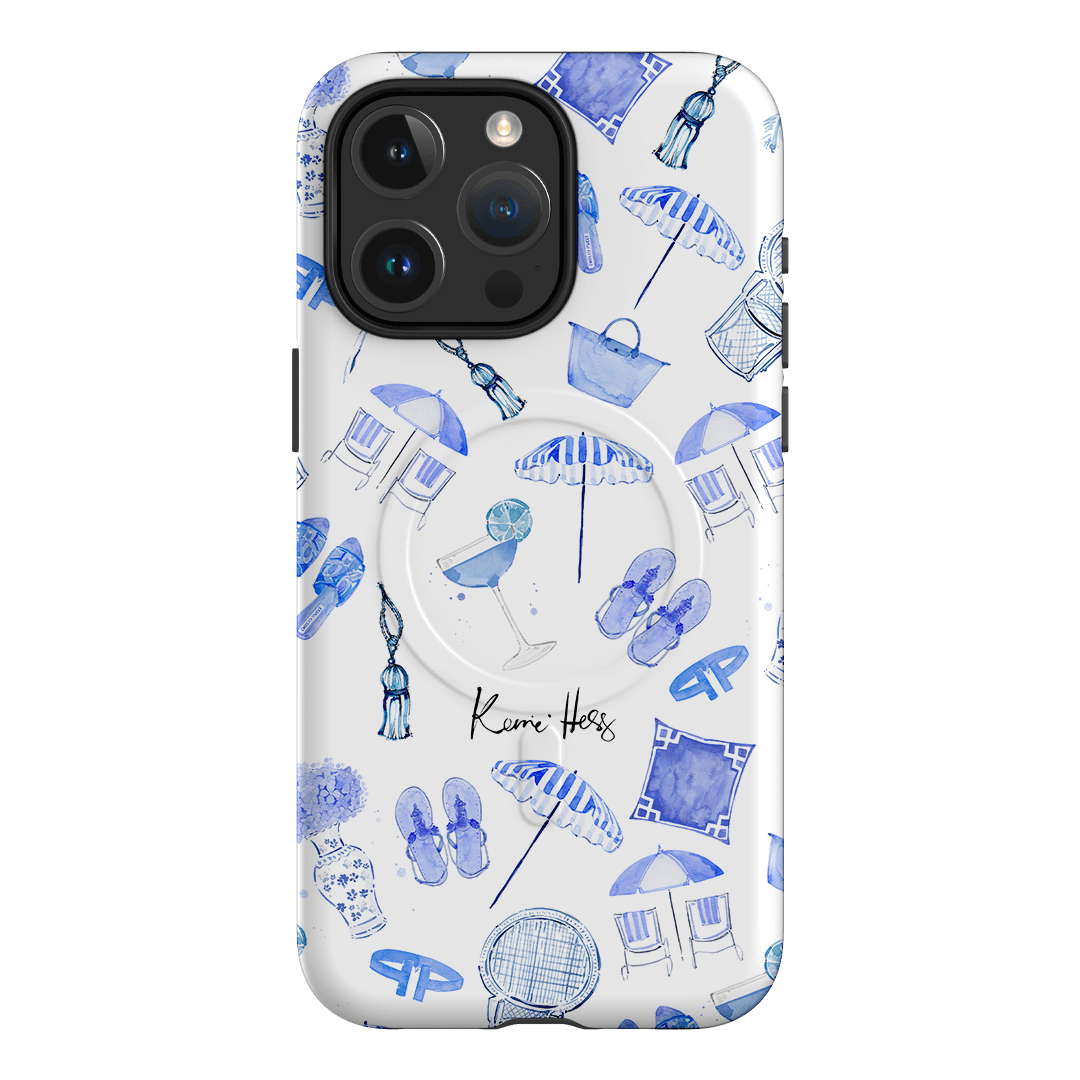 Santorini Printed Phone Cases iPhone 15 Pro Max / Armoured MagSafe by Kerrie Hess - The Dairy
