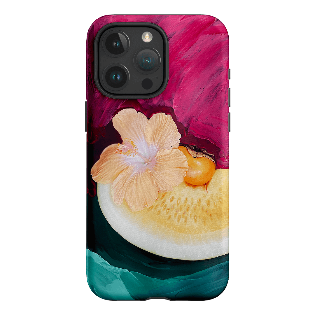 Hibiscus Melon Printed Phone Cases iPhone 15 Pro Max / Armoured by Nicole Nelius - The Dairy