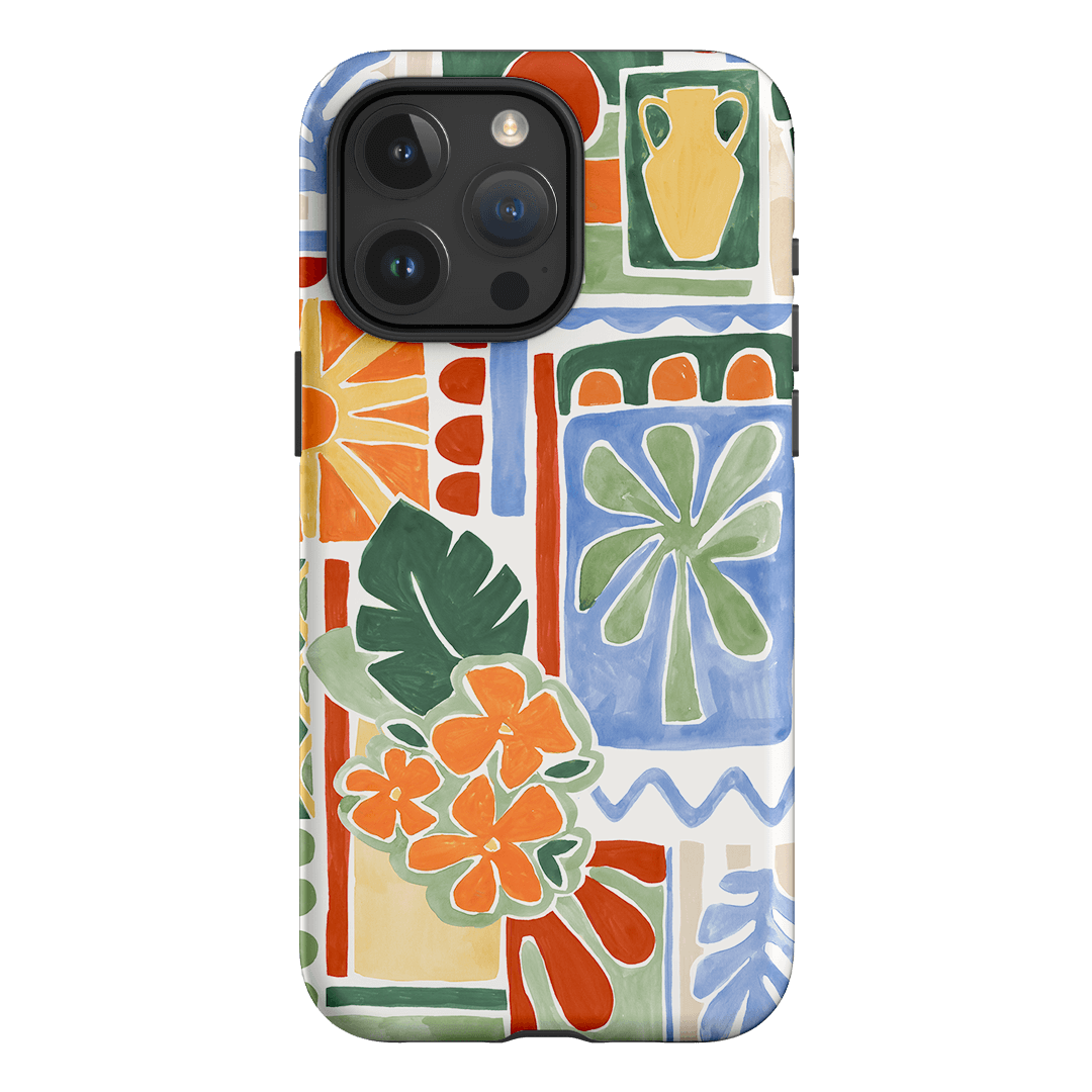 Tropicana Tile Printed Phone Cases iPhone 15 Pro Max / Armoured by Charlie Taylor - The Dairy