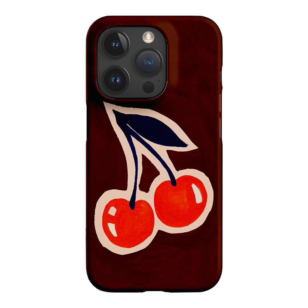 Cherries Printed Phone Cases iPhone 15 Pro / Snap by Studio Bon - The Dairy