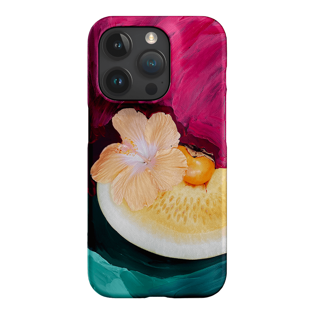 Hibiscus Melon Printed Phone Cases iPhone 15 Pro / Snap by Nicole Nelius - The Dairy