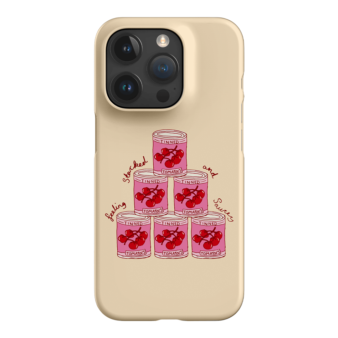 Saucy Supper Printed Phone Cases iPhone 15 Pro / Snap by The Dairy - The Dairy