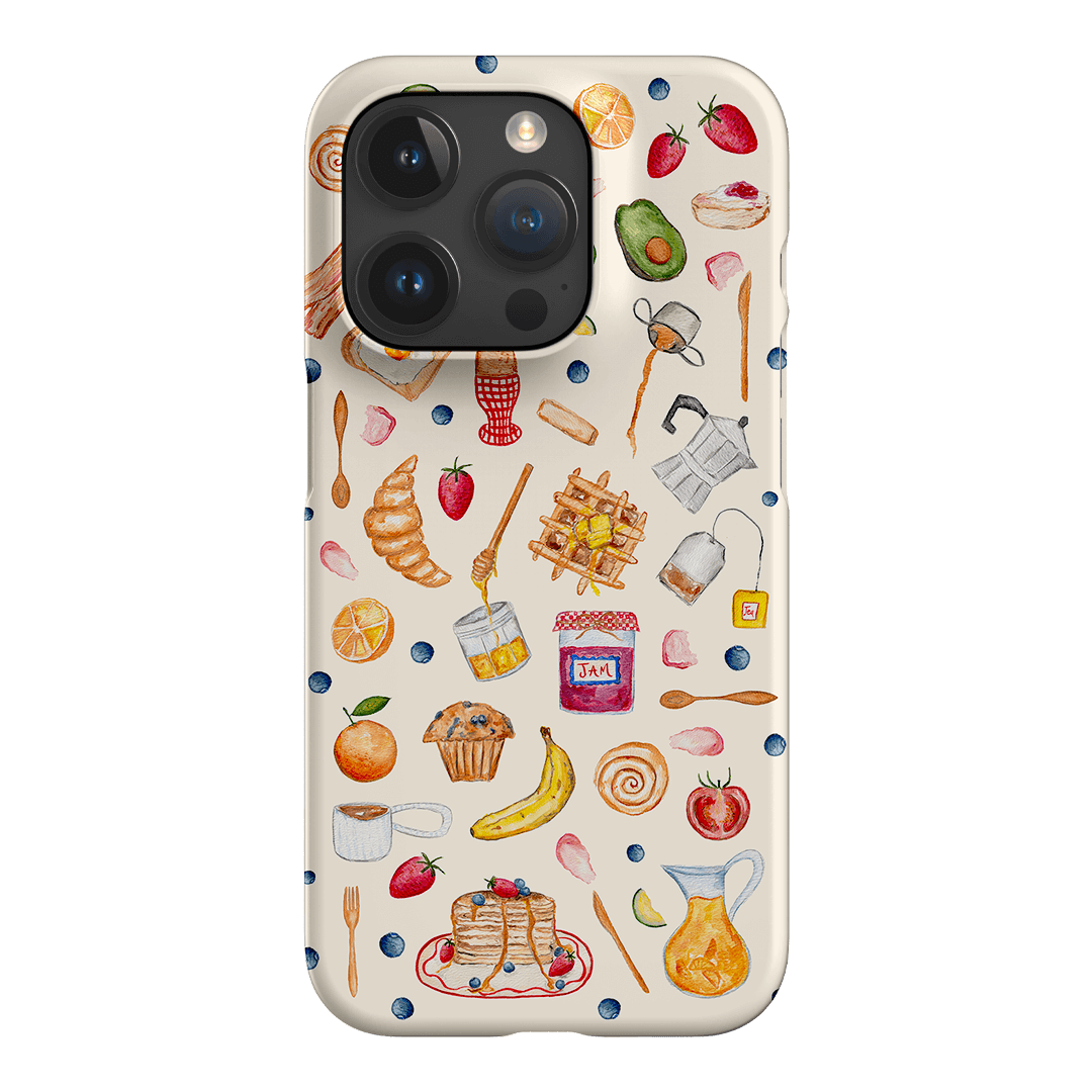 Sunday Breakfast Printed Phone Cases iPhone 15 Pro / Snap by BG. Studio - The Dairy