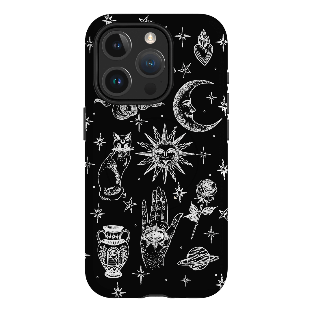 Astro Flash Monochrome Printed Phone Cases iPhone 15 Pro / Armoured MagSafe by Veronica Tucker - The Dairy