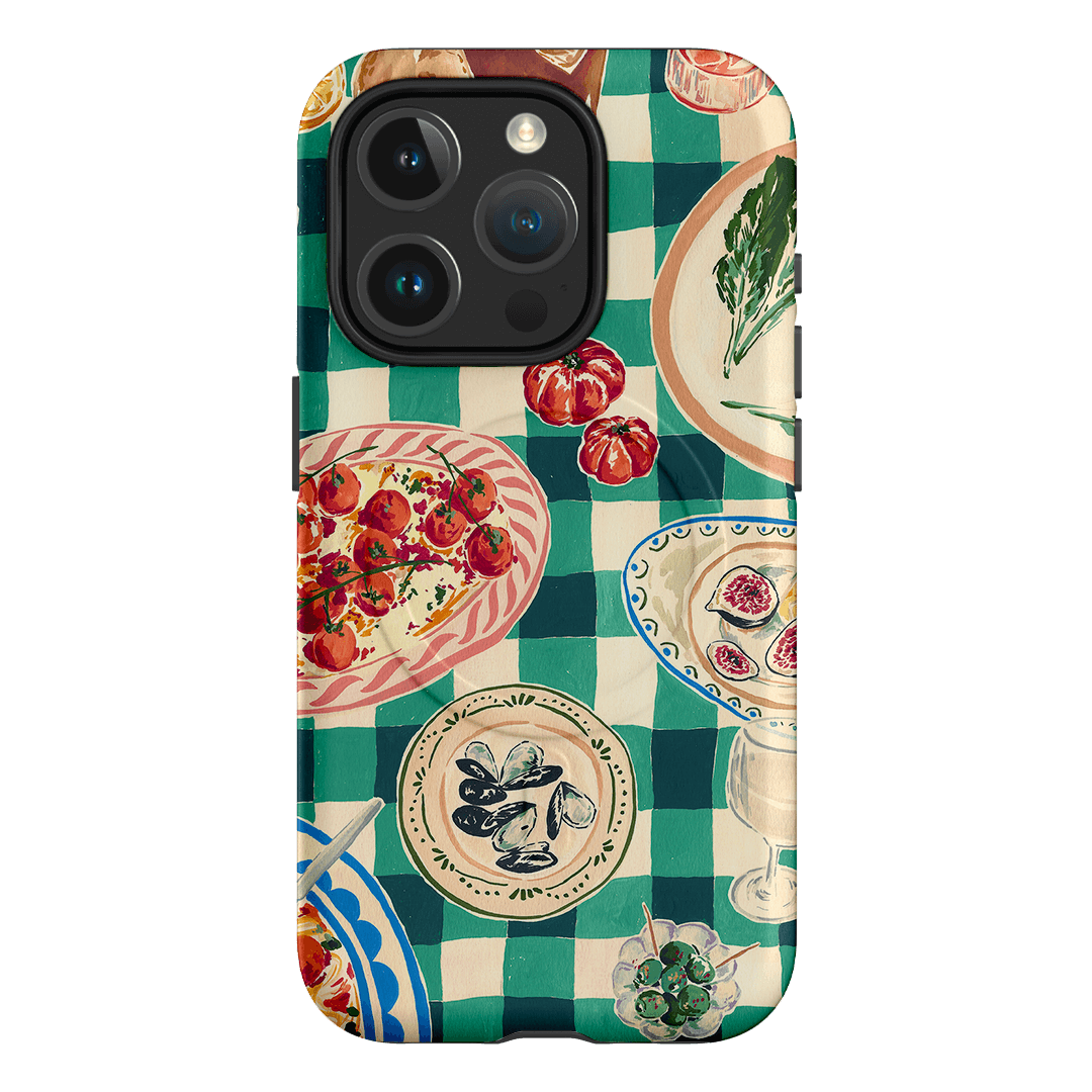 Evening Alfresco Printed Phone Cases iPhone 15 Pro / Armoured MagSafe by Charlie Taylor - The Dairy