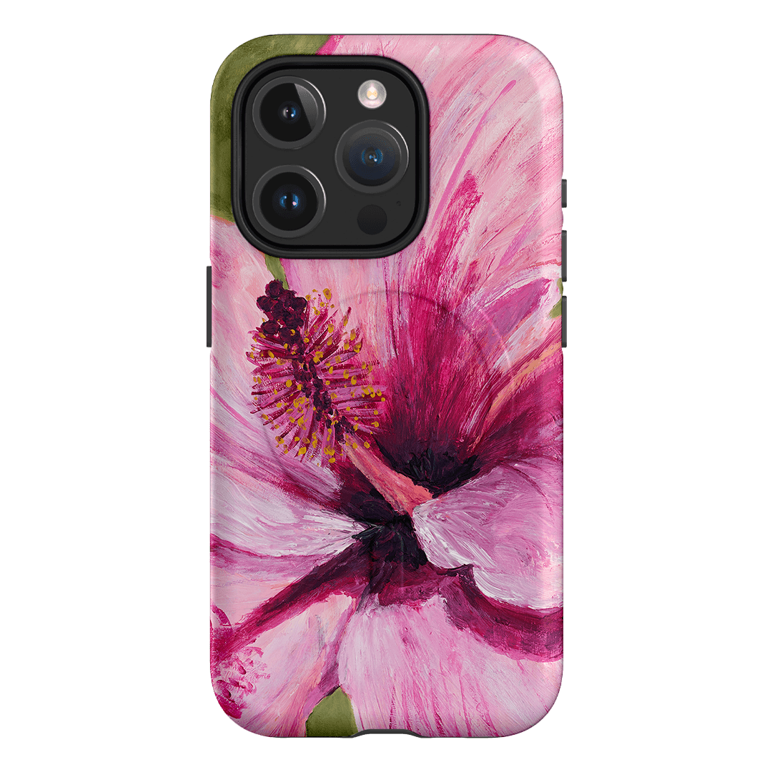 Hibiscus Dream Printed Phone Cases iPhone 15 Pro / Armoured MagSafe by Amy Gibbs - The Dairy