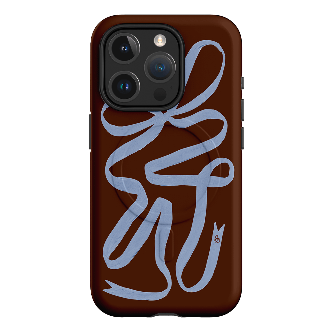 Mocha Ribbon Printed Phone Cases by Jasmine Dowling - The Dairy