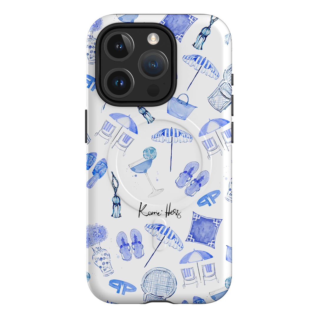 Santorini Printed Phone Cases iPhone 15 Pro / Armoured MagSafe by Kerrie Hess - The Dairy