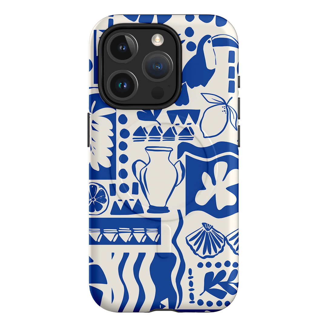 Toucan Blue Printed Phone Cases iPhone 15 Pro / Armoured MagSafe by Charlie Taylor - The Dairy
