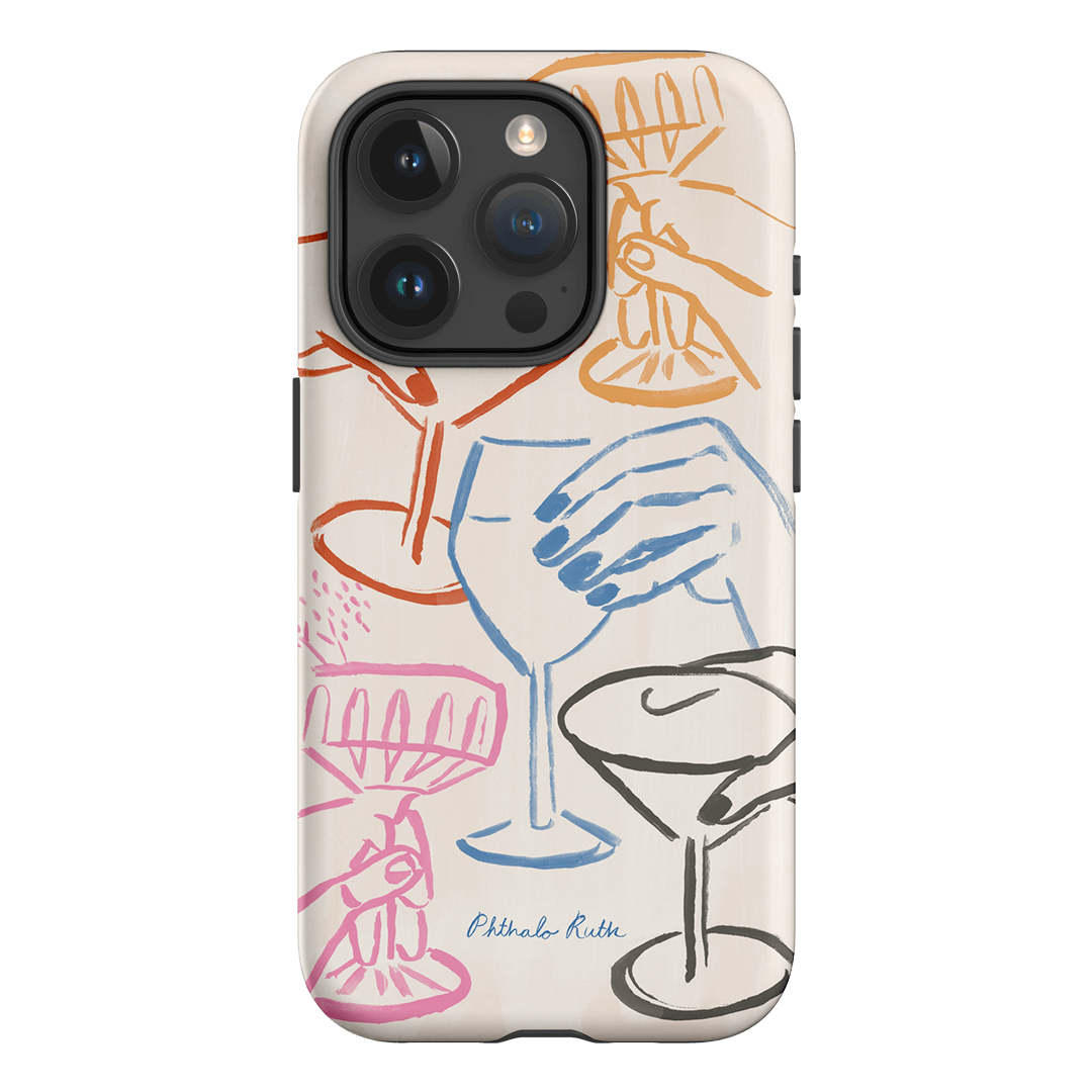 Cheers Multi Printed Phone Cases iPhone 15 Pro / Armoured by Phthalo Ruth - The Dairy