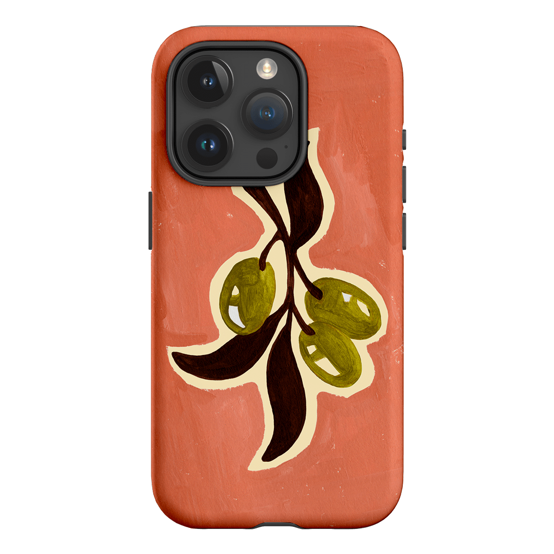 Olives Printed Phone Cases iPhone 15 Pro / Armoured by Studio Bon - The Dairy