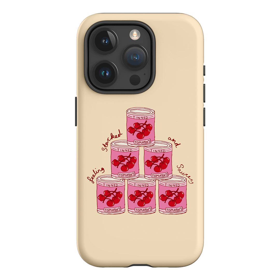 Saucy Supper Printed Phone Cases iPhone 15 Pro / Armoured by The Dairy - The Dairy