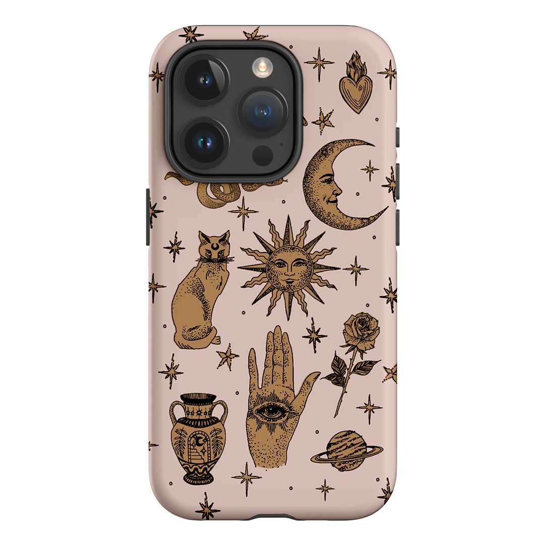 Astro Flash Pink Printed Phone Cases iPhone 15 Pro / Armoured by Veronica Tucker - The Dairy