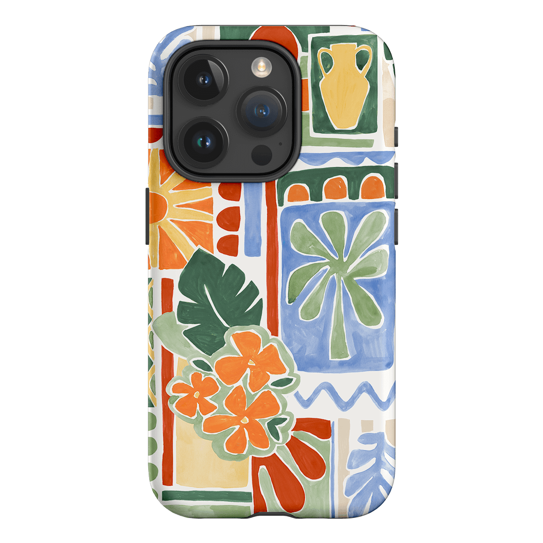 Tropicana Tile Printed Phone Cases by Charlie Taylor - The Dairy
