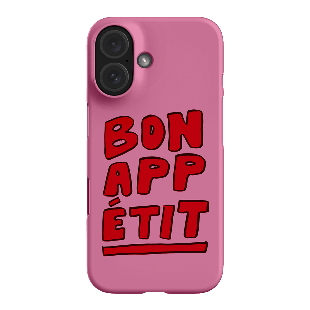 Bon Appetit Red Printed Phone Cases iPhone 16 / Snap by The Dairy - The Dairy