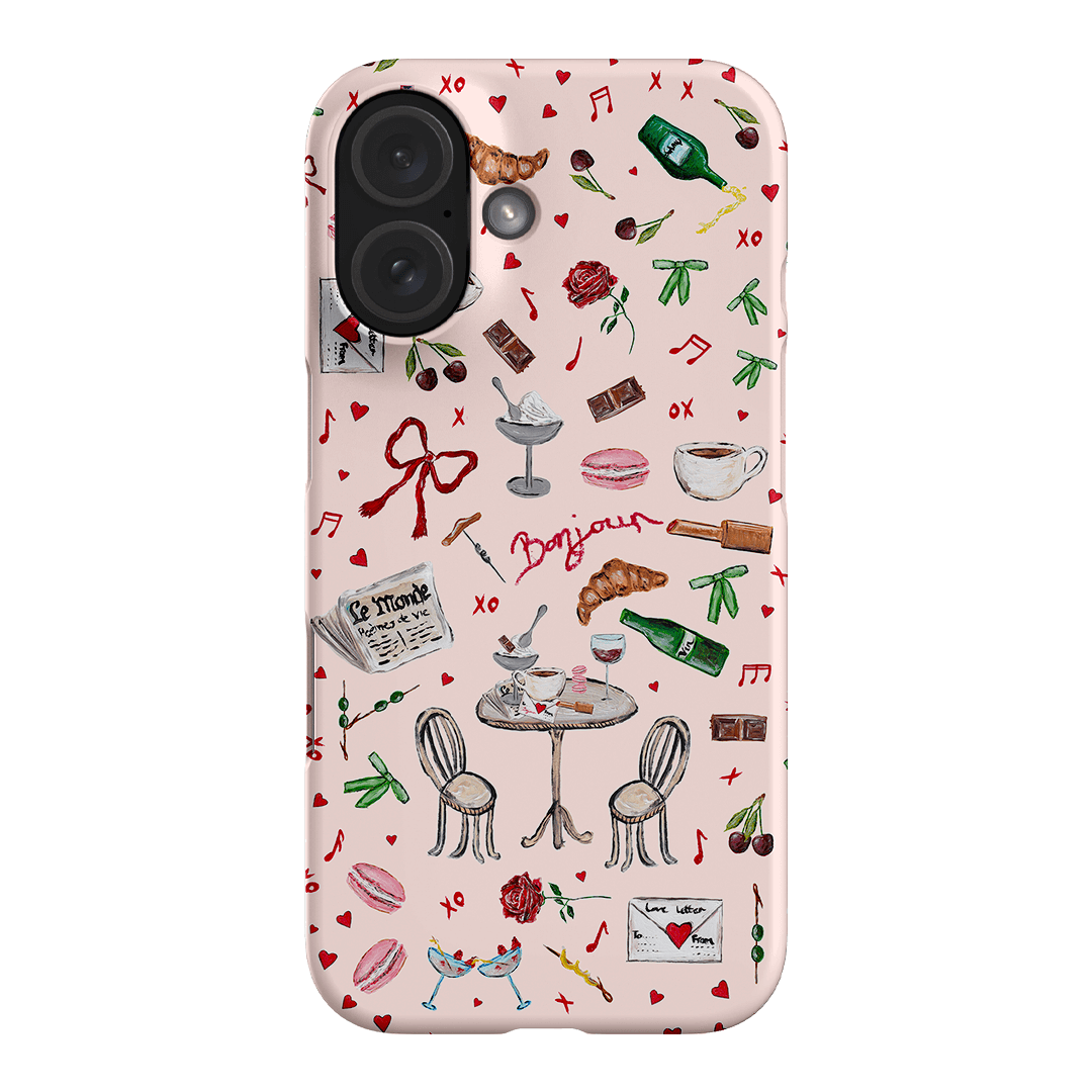 Bonjour Printed Phone Cases iPhone 16 / Snap by BG. Studio - The Dairy