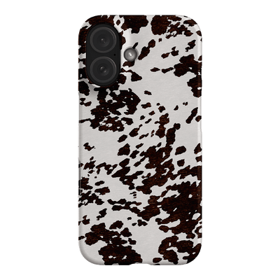 Cowhide Charm Printed Phone Cases iPhone 16 / Armoured by The Dairy - The Dairy