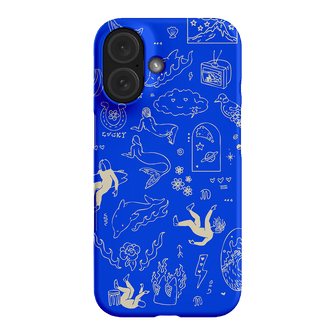 Easty Flash Blue Printed Phone Cases iPhone 16 / Armoured by Easty Beasty - The Dairy