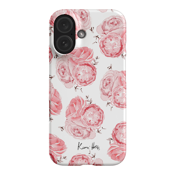 Peony Rose Printed Phone Cases iPhone 16 / Armoured by Kerrie Hess - The Dairy