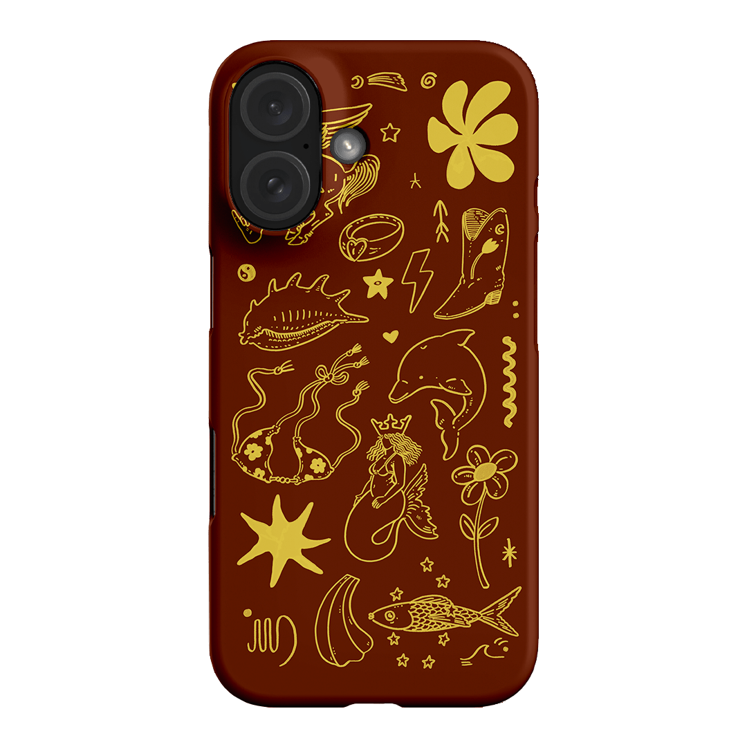 Spiced Cowboy Chocolate Printed Phone Cases iPhone 16 / Snap by Easty Beasty - The Dairy