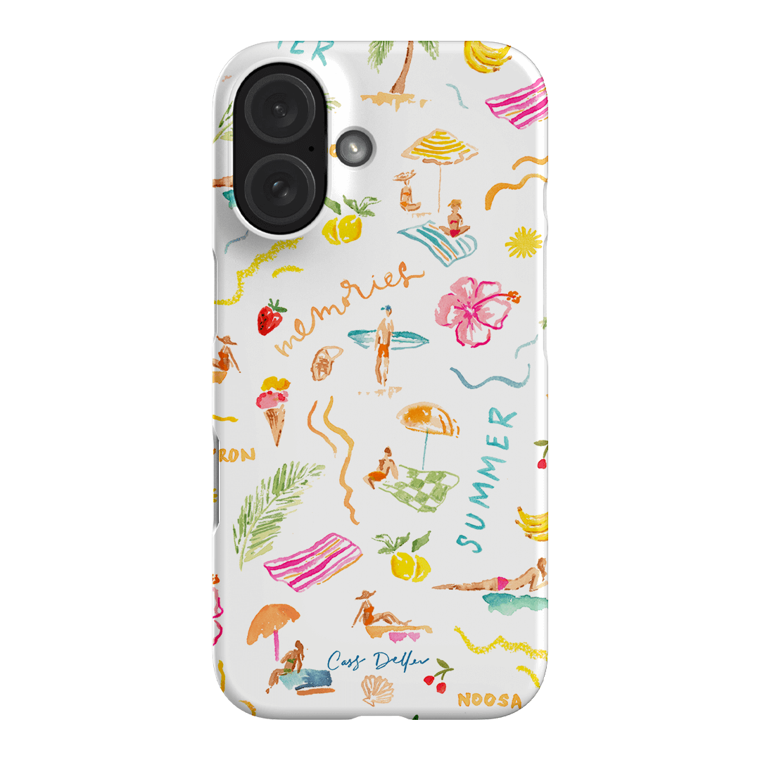 Summer Memories Printed Phone Cases iPhone 16 / Snap by Cass Deller - The Dairy