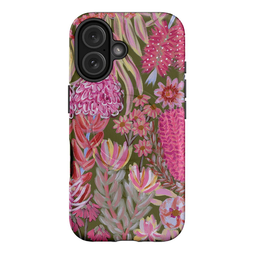 Floral Island Printed Phone Cases iPhone 16 / Armoured MagSafe by Amy Gibbs - The Dairy