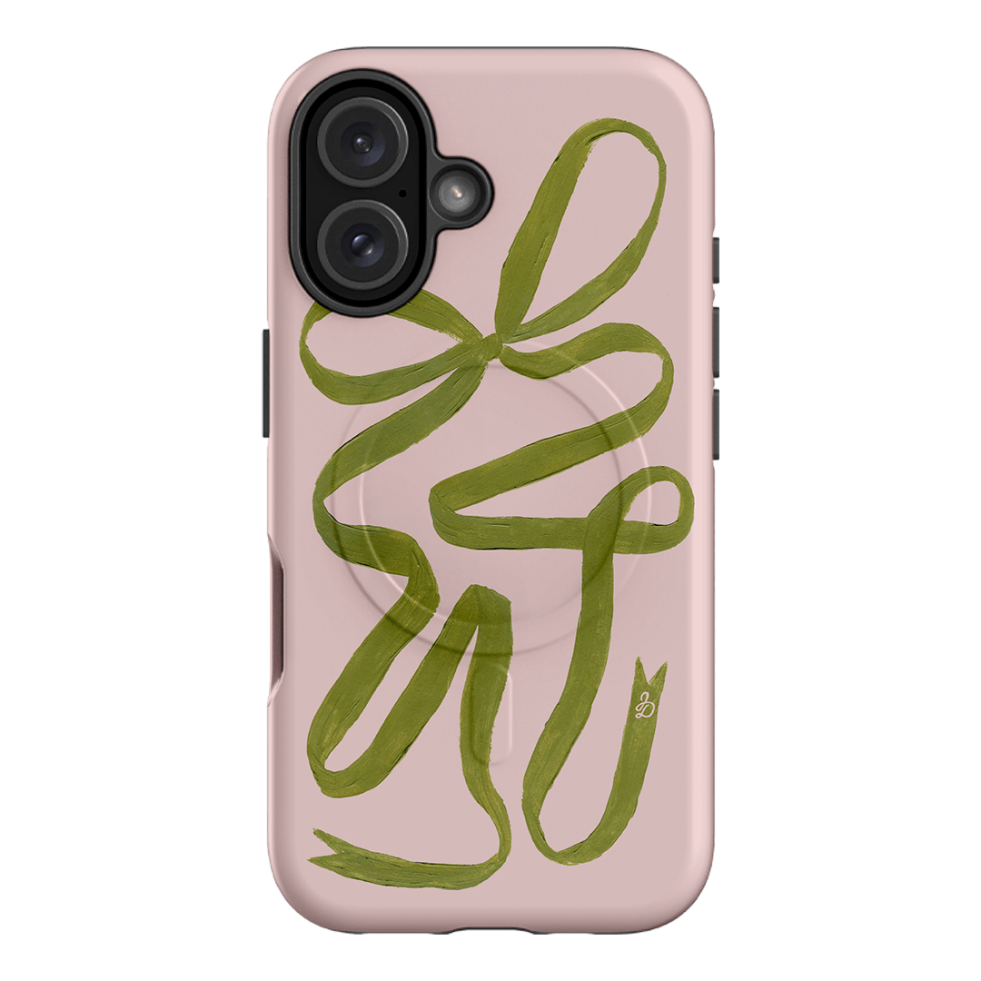 Garden Ribbon Printed Phone Cases iPhone 16 / Armoured MagSafe by Jasmine Dowling - The Dairy