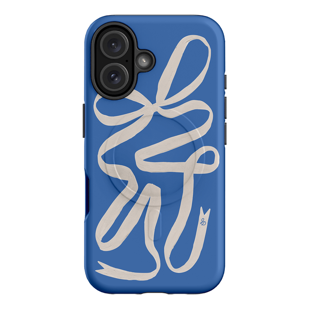 Something Blue Ribbon Printed Phone Cases iPhone 16 / Armoured MagSafe by Jasmine Dowling - The Dairy