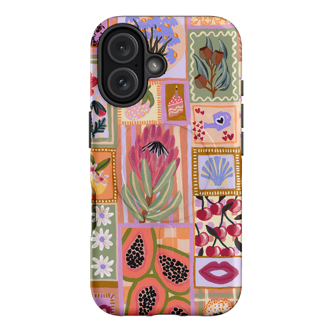 Summer Postcards Printed Phone Cases iPhone 16 / Armoured MagSafe by Amy Gibbs - The Dairy