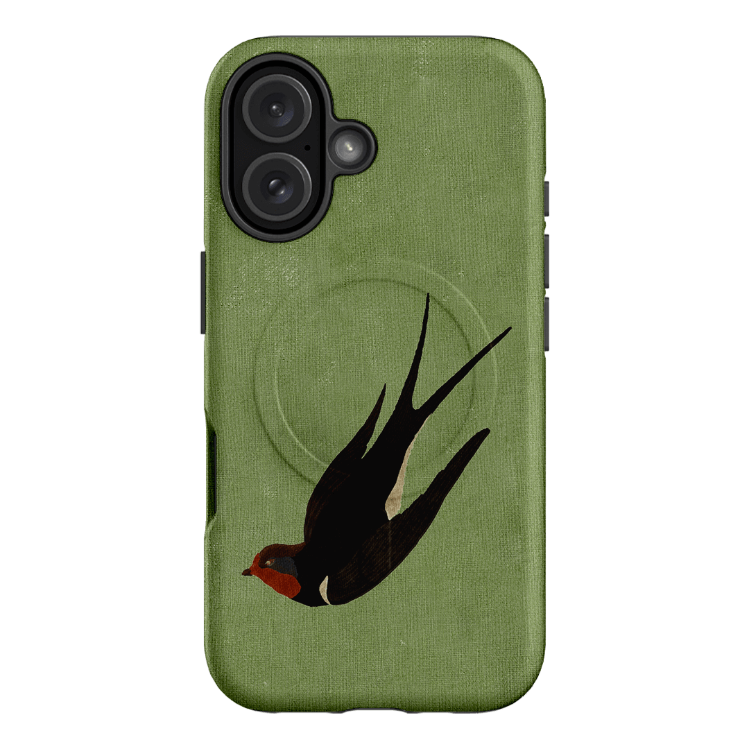 Swallow Printed Phone Cases iPhone 16 / Armoured MagSafe by Fenton & Fenton - The Dairy