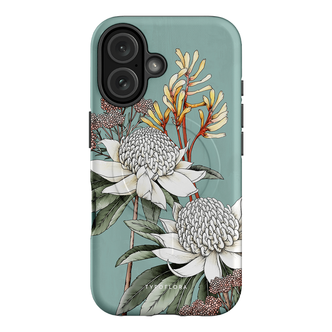 Waratah Printed Phone Cases iPhone 16 / Armoured MagSafe by Typoflora - The Dairy