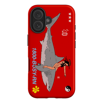 1800-Busy Rn in Red Printed Phone Cases iPhone 16 / Armoured by Easty Beasty - The Dairy