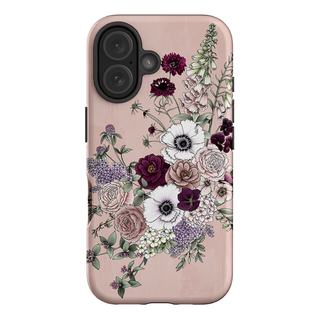 Blush Wildflowers Printed Phone Cases iPhone 16 / Armoured by Typoflora - The Dairy