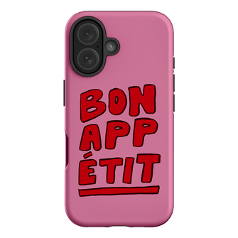 Bon Appetit Red Printed Phone Cases iPhone 16 / Armoured by The Dairy - The Dairy