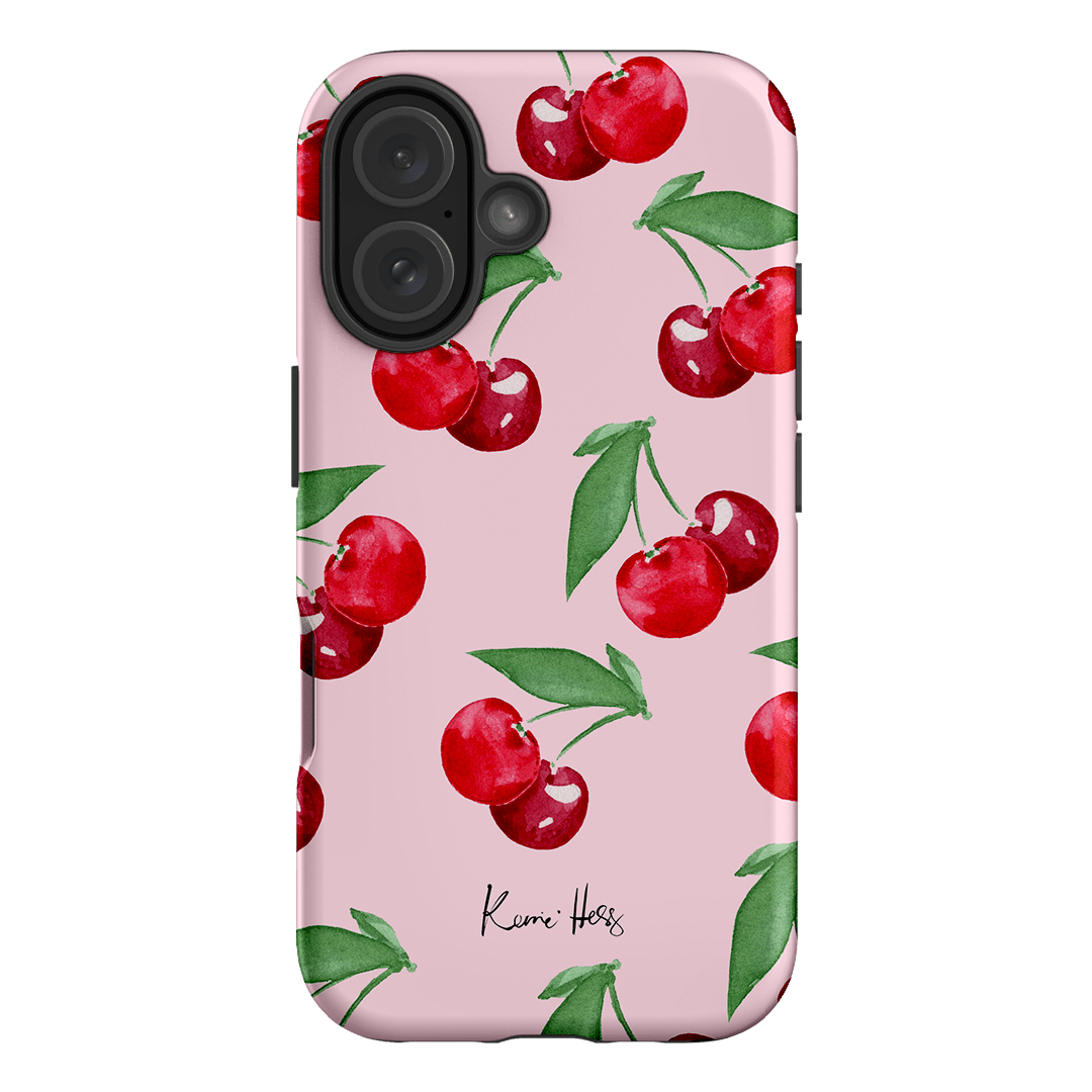 Cherry Rose Printed Phone Cases iPhone 16 / Armoured by Kerrie Hess - The Dairy