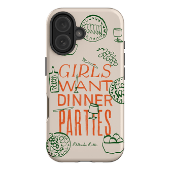 Dinner Parties Printed Phone Cases iPhone 16 / Armoured by Phthalo Ruth - The Dairy