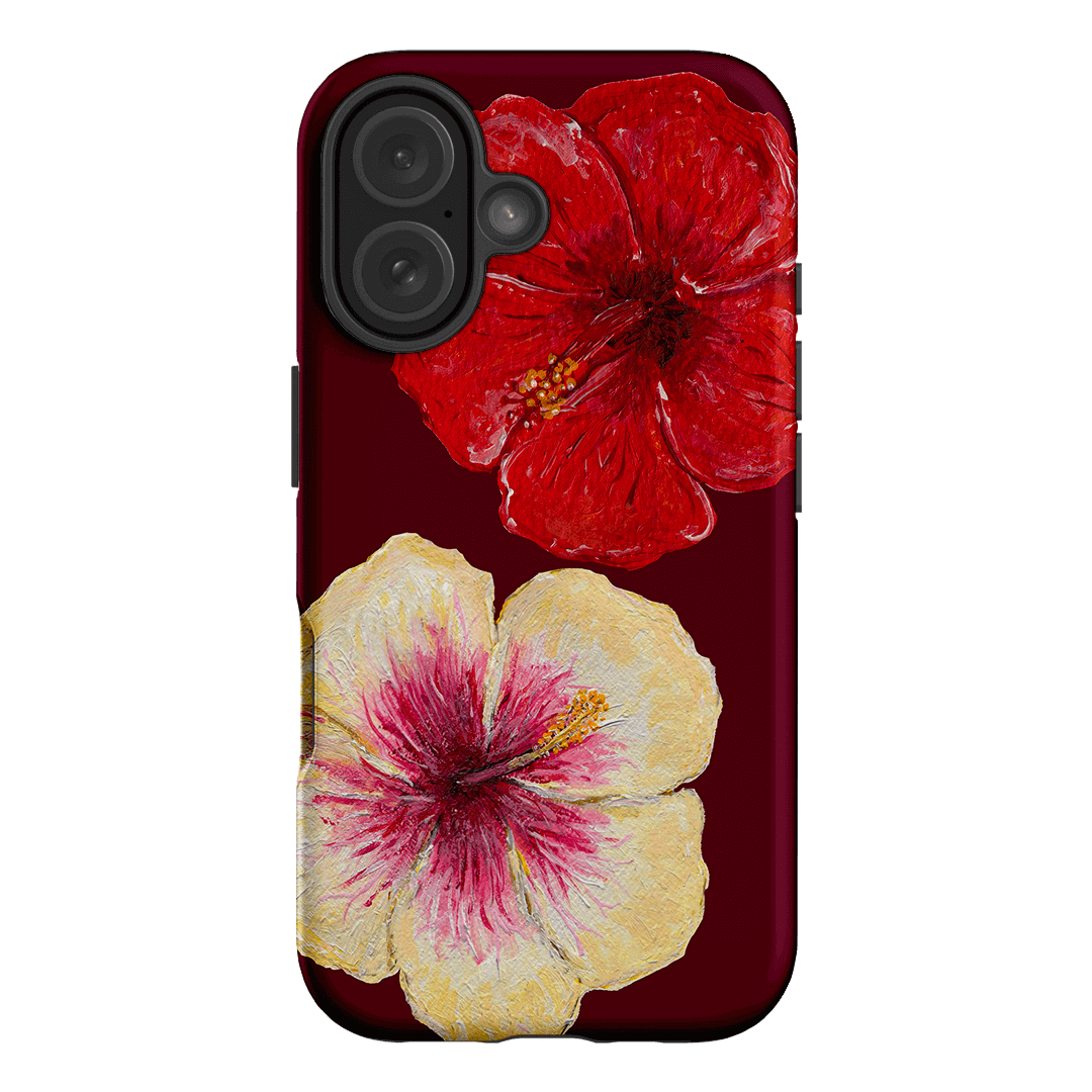 Hibiscus Flower Printed Phone Cases iPhone 16 / Armoured by BG. Studio - The Dairy