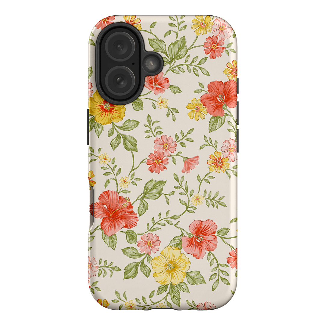 Hibiscus Printed Phone Cases iPhone 16 / Armoured by Oak Meadow - The Dairy