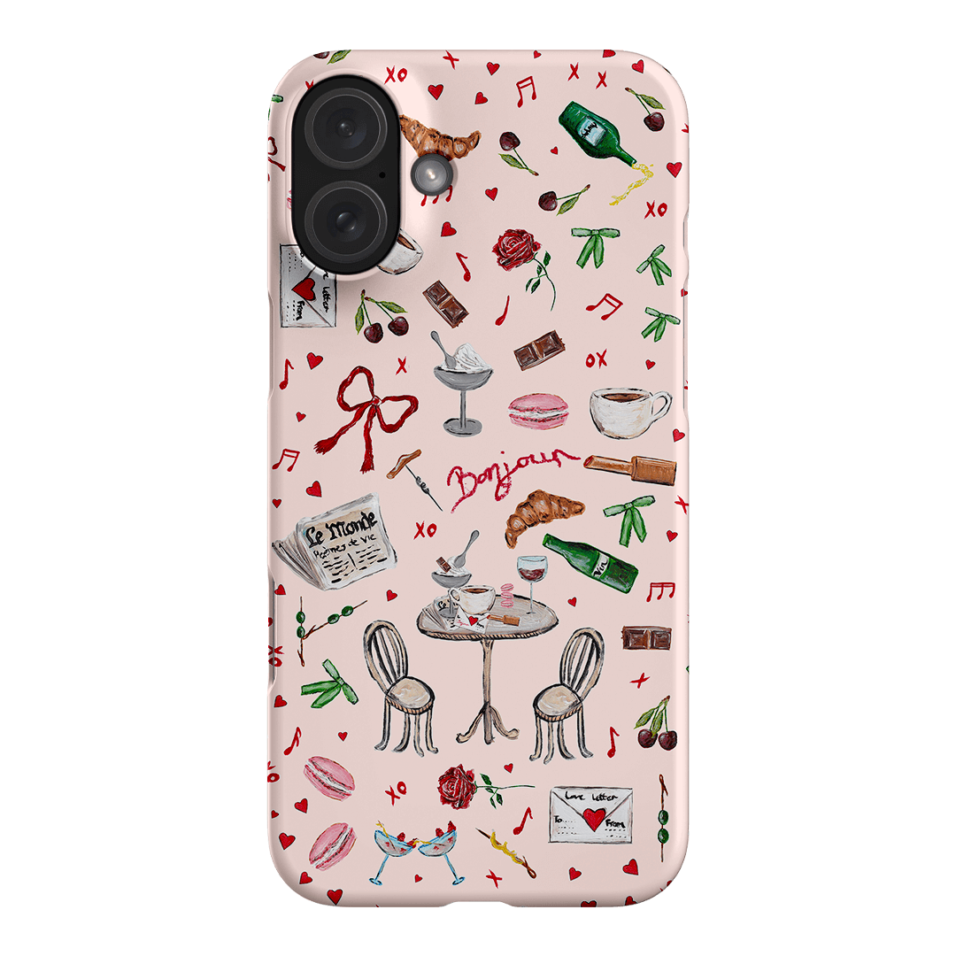 Bonjour Printed Phone Cases iPhone 16 Plus / Snap by BG. Studio - The Dairy