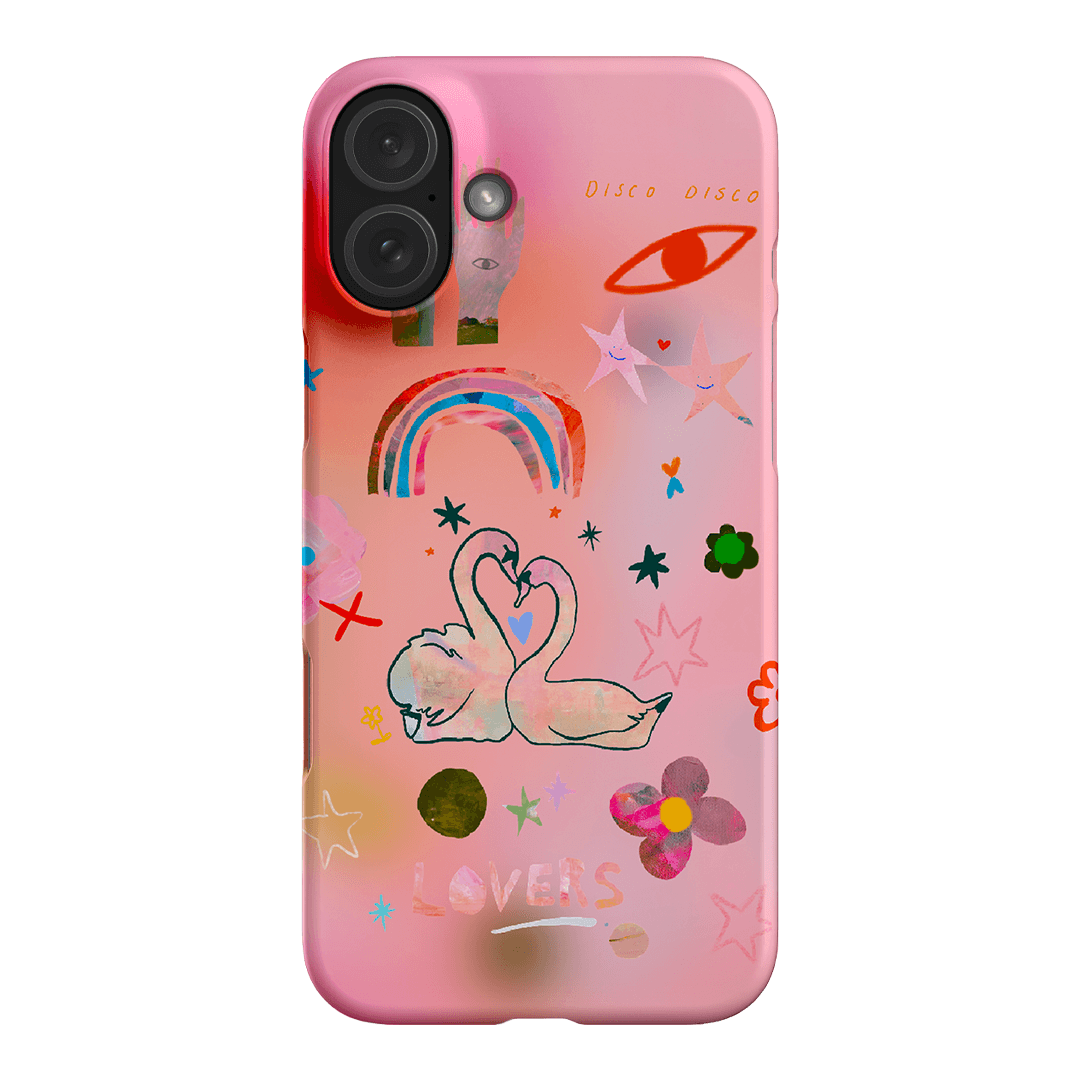 Pink Swan Printed Phone Cases iPhone 16 Plus / Snap by Kate Eliza - The Dairy