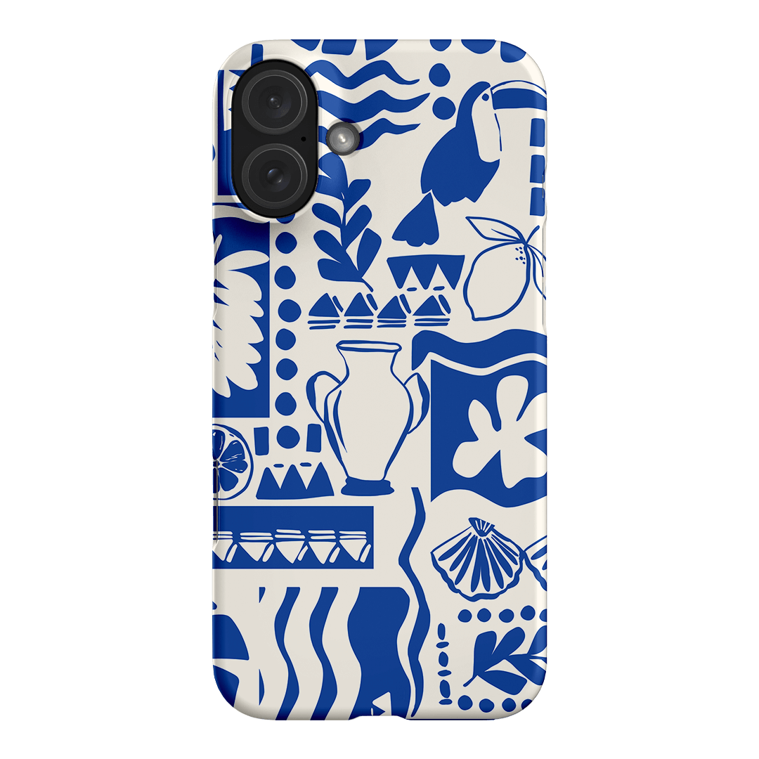 Toucan Blue Printed Phone Cases iPhone 16 Plus / Snap by Charlie Taylor - The Dairy