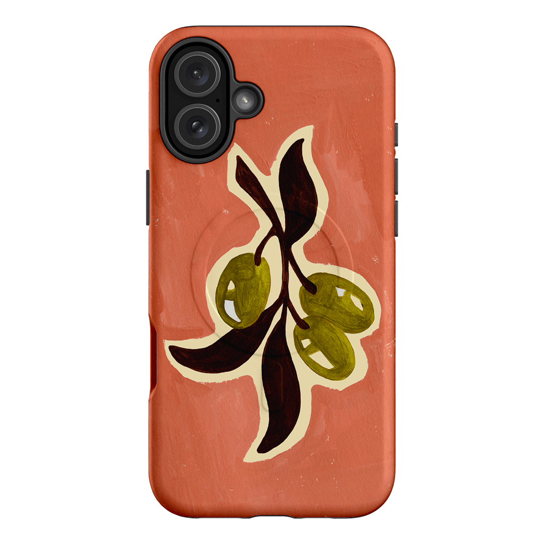 Olives Printed Phone Cases iPhone 16 Plus / Armoured MagSafe by Studio Bon - The Dairy