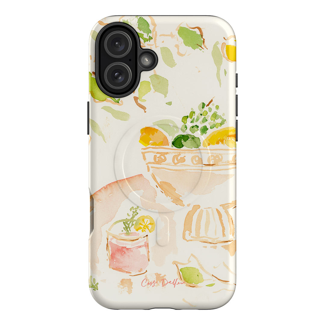 Sorrento Printed Phone Cases iPhone 16 Plus / Armoured MagSafe by Cass Deller - The Dairy