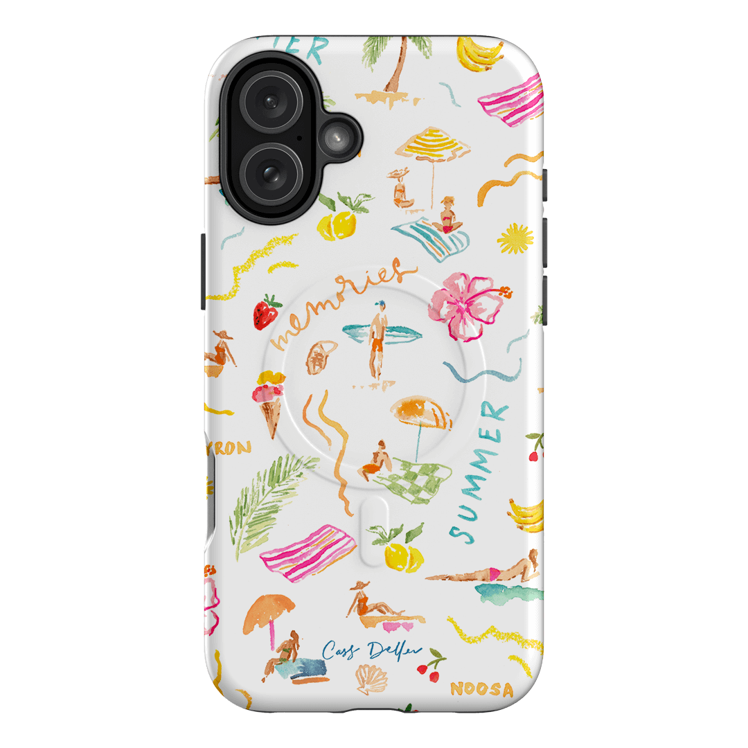 Summer Memories Printed Phone Cases iPhone 16 Plus / Armoured MagSafe by Cass Deller - The Dairy