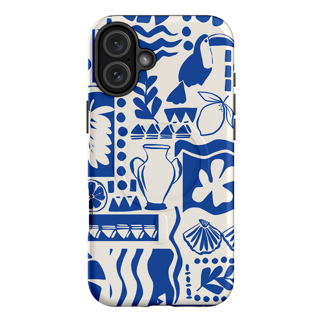 Toucan Blue Printed Phone Cases iPhone 16 Plus / Armoured MagSafe by Charlie Taylor - The Dairy